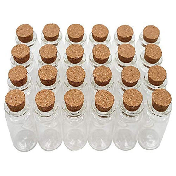 12pcs Small Glass Jars with Lids - Set of 12 Mini Glass Bottles with Corks  for Home Decorations Fall Decor Wedding & Party Favors, DIY Crafts,  Potions, Spices & Candy