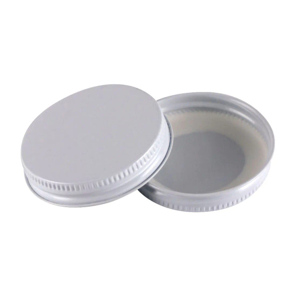 53-400 White Metal CT Lid with Plastisol Liner- Bag of 200