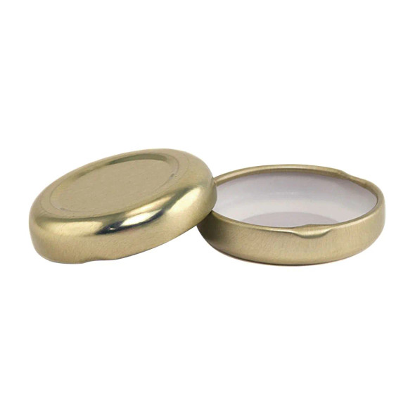 38-2000 Gold Metal Lug Lid- Bag of 200