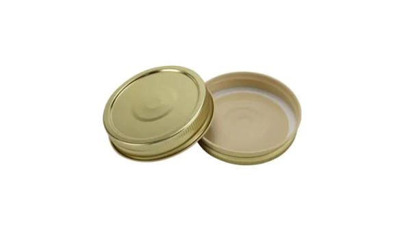 70-450 Gold Button Lid | Massilly Caps - Bag of 250