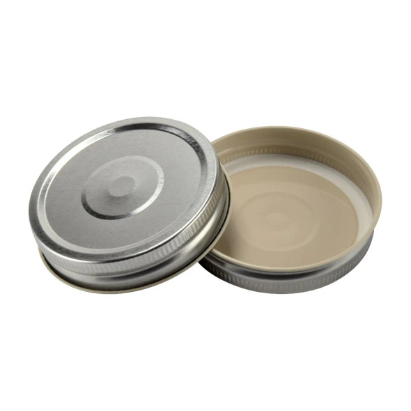 70-450 Silver Button CT Lid | Massilly Caps- Bag of 250