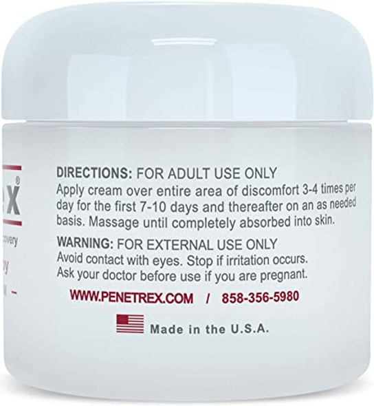 Penetrex Joint & Muscle Therapy, 2 Oz Cream – Intensive Concentrate for Relief & Recovery – Whole-Body Formula w/ Arnica, Vitamin B6 & MSM (DMSO2) for Your Back, Neck, Knee, Hand, Shoulder, Feet, etc.