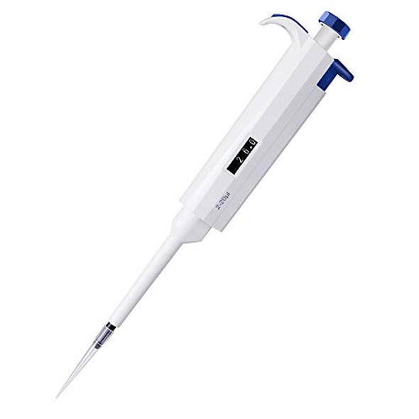 Four E's Scientific Single-Channel Pipettors, 20-200uL Adjustable ...