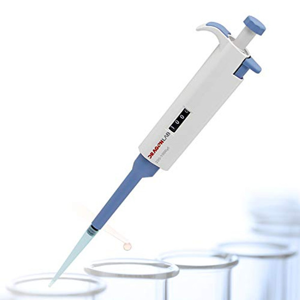 CGOLDENWALL Manual Adjustable Pipette pipetter Pipettor Adjustable and Fixed Volume (200-1000μl)