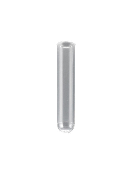 12  60mm, 3ml, Set of 5000- Test Tube, rimless, no cap, non-sterile, 10 bags of 500 tubes per unit-PP Material