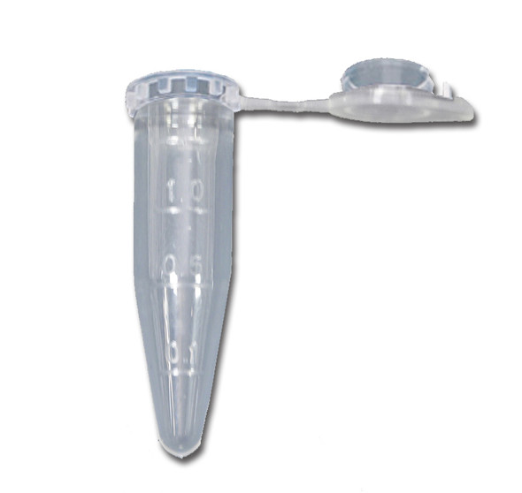 Microtube w/ cap, 1.5ml, Locktop style cap, 500/pk