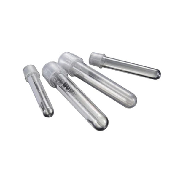 Culture/Centrifuge Tube, PP, with attached cap, 7mL, 15x60mm, 200/pk
