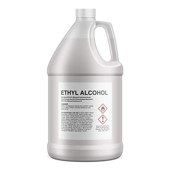 Ethanol 99.5% Denatured (Ethyl Alcohol), 2-Gallon (8 quarts)