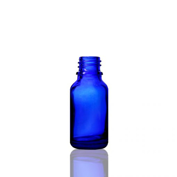 15ml  Cobalt Blue Euro Dropper Bottle with 18-DIN neck finish