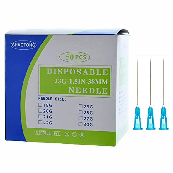 Disposable Sterile 50Pack (23G-1.5IN/38mm)