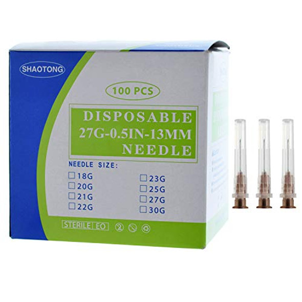 Disposable Sterile 100Pack (27G-0.5IN/13mm)