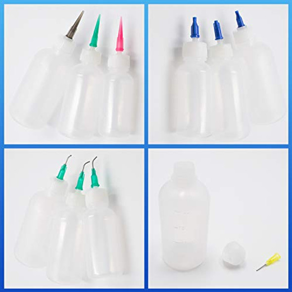 30ml Precision Applicator Bottle With Blunt Tip Needle And Cap Oil Dropper  Bottle Glue Applications (pack Of 8) - Tool Parts - AliExpress