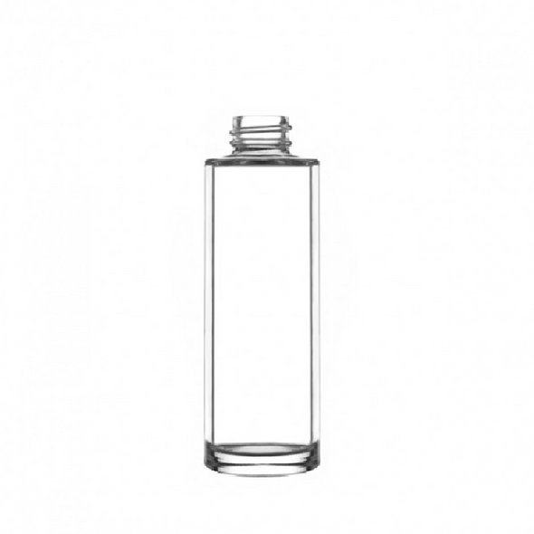 2 Oz Clear Cylinder Glass Bottle