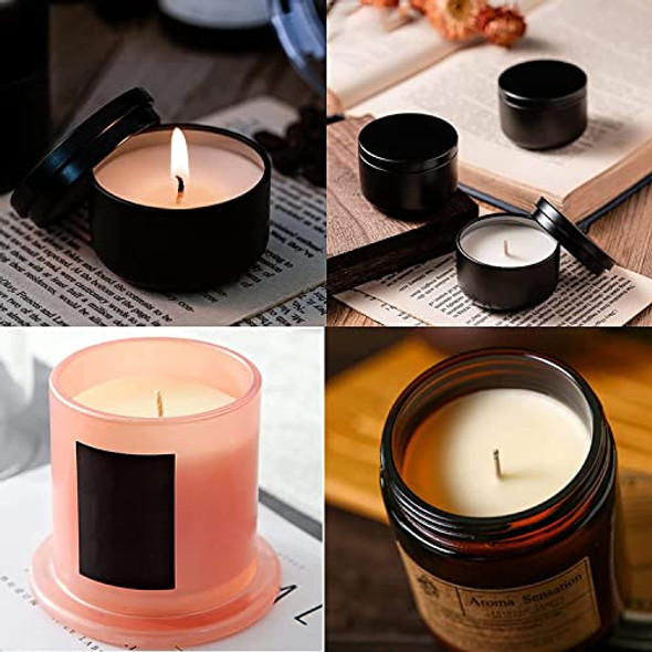 EricX Light 120 pcs Candle Wick Stickers,Made of Heat Resistance Glue  Adhere Steady in Hot