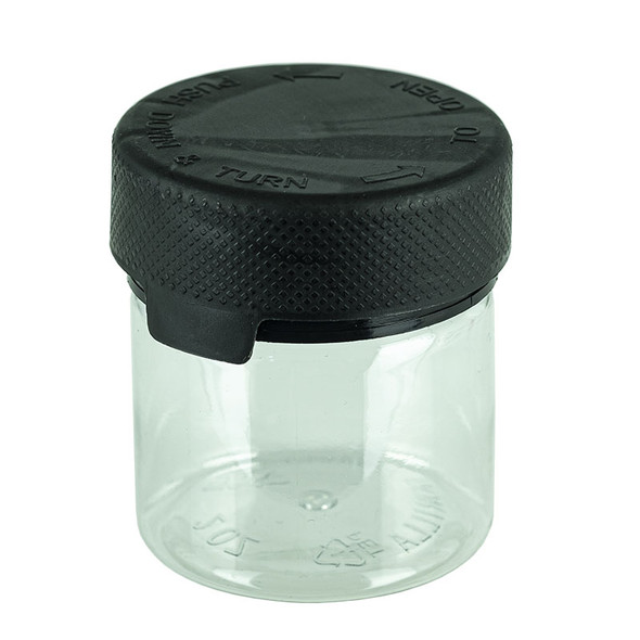 2oz PET Aviator Series by Chubby Gorilla TE/CRC Clear w/Solid Black Cap(500/cs) Cap Included