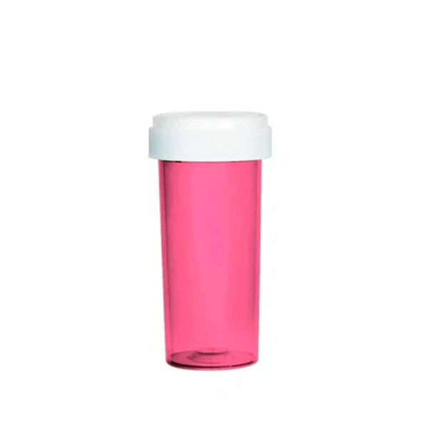 30 Dram Reversible Cap Vials Pink (190 Units/Box)