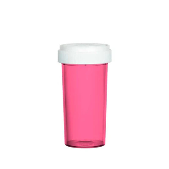 40 Dram Reversible Cap Vials Pink (150 Units/Box)