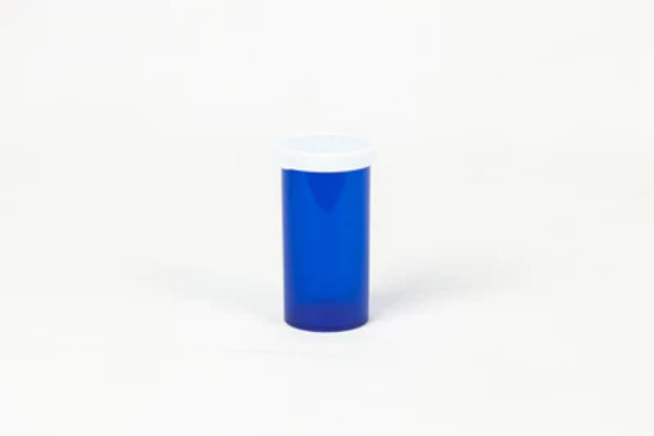 13 Dram Blue Snap Cap Vials: Case of 360