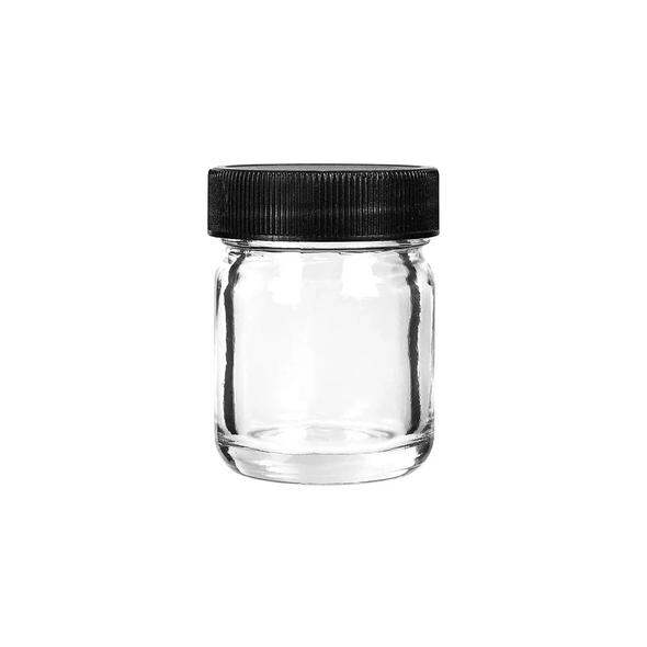 57mm Straight Sided Clear 10oz Glass Jar 72/Box