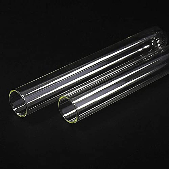 Maccx Tube Rack and Glass Test Tubes Set, Stainless Steel Material, 40Holes(4×10), Suitable for Tubes of Dia.≤21mm, 50pcs of Vol.20ml 20x150mm Glass Tubes