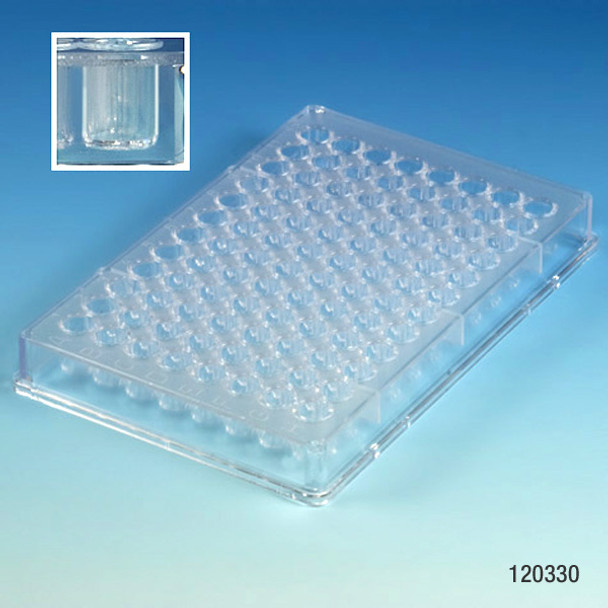 Microtest Plate, 96-Well, Flat Bottom, PS