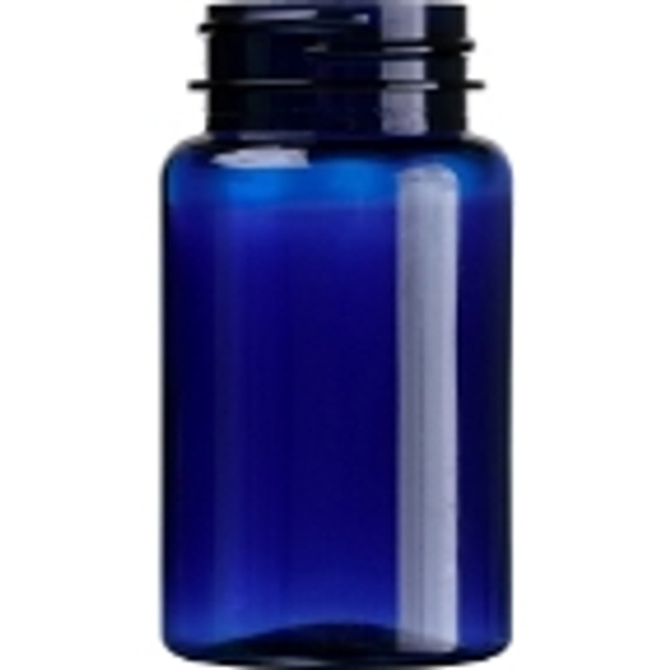 ($.62 ea Pk 335) 200 cc Cobalt blue PET pill packer bottle with 38-400 neck finish