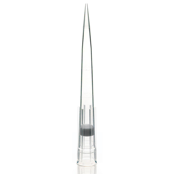 Filter Pipette Tip, 1 - 300uL, Certified, Universal, Low Retention, Graduated, 59mm, Natural, STERILE, 96/Rack, 10 Racks/Box