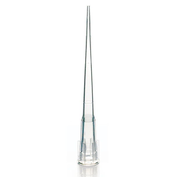 Pipette Tip, 0.1 - 10uL, Certified, Universal, Natural, 45mm, Pipetman Style, 1000/Stand-Up Resealable Bag