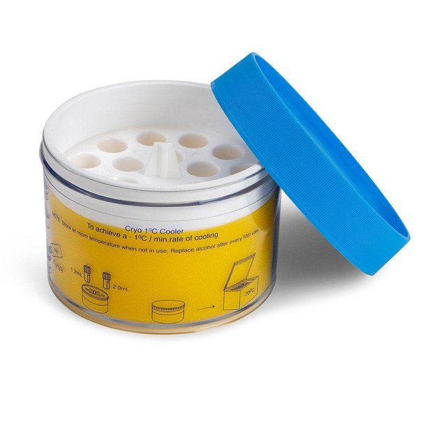 CryoCool Mini Cooler, 1°C, 18-Place, Round, for 1.0mL and 2.0mL Cryo Tubes