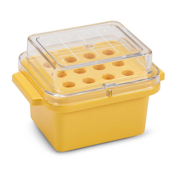 CryoCool Mini Cooler, -20°C, 12-Place (3x4) for 1.5mL Tubes, Yellow