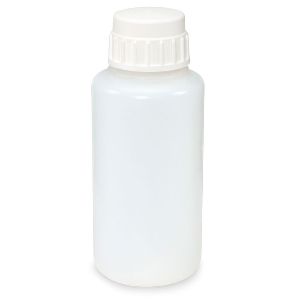 Vacuum Bottle, Heavy Duty, PP, 1 Liter, White PP 53mm Screw Cap