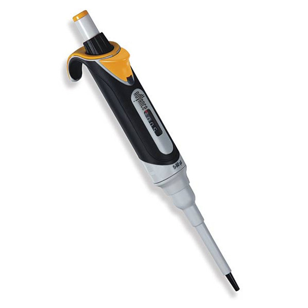 ** SEE NEW & IMPROVED # 3351-1 ** Pipette, Diamond Advance, Fully Autoclavable, Adjustable Volume, 0.1 - 2.5uL, Red