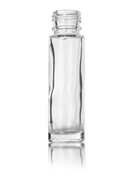 10 mL Clear glass roll on bottle