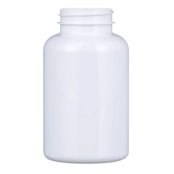 300 CC WHITE PET PLASTIC ROUND PACKER BOTTLE 45-400 NECK FINISH- Case of 320