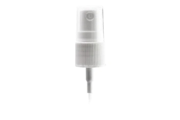 18mm White Fine Mist Spray Pump With Ribbed Skirt- Pack of 100