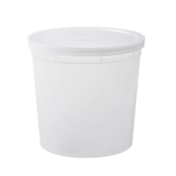 Translucent Disposable Containers # 165 Oz. - Case of 25