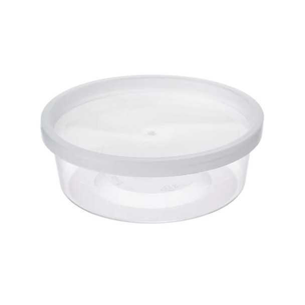 Economical Containers With Recessed Lids # 8 Oz. Case of 500