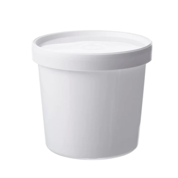 Round Tubs With Covers # 64 oz. / 1/2 Gal.