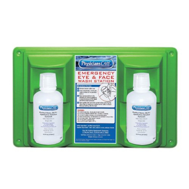 PhysiciansCare Eye Wash Station, Double 16 oz. Bottle