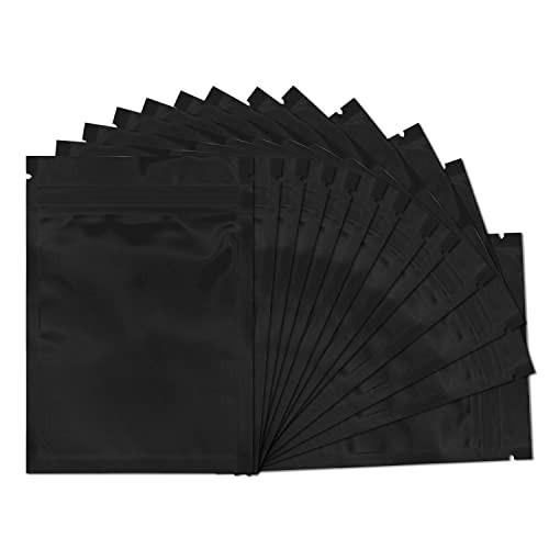 Smell Proof Bags - 100 Pack 5.5 x 7.8 Inch Resealable Mylar Bags