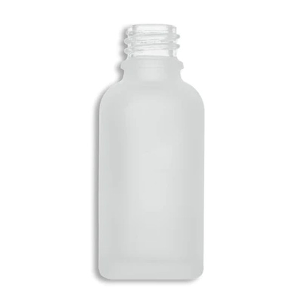 50ml Frosted Euro Round Glass Bottle