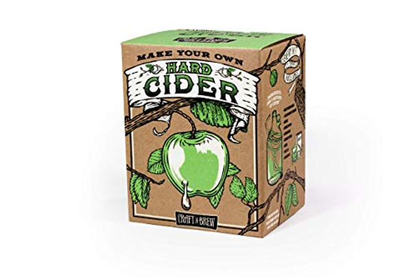 Craft A Brew - Hard Cider Kit - Beer Making Kit - Make Your Own Craft Beer - Complete Equipment and Supplies - Starter Home Brewing Kit - 1 Gallon