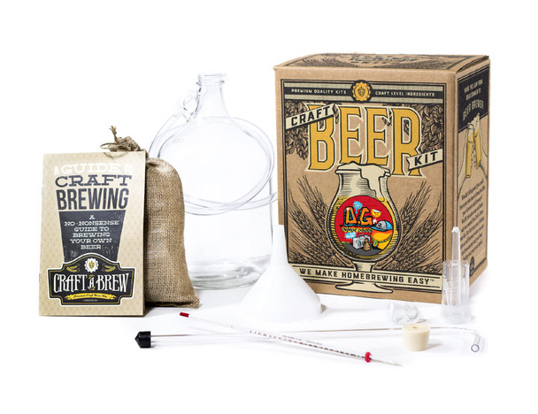 Craft A Brew - O.G. Orange Golden - Beer Making Kit - Make Your Own Craft Beer - Complete Equipment and Supplies - Starter Home Brewing Kit - 1 Gallon