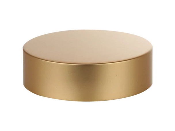 53-400 Brushed Gold Smooth Cap Extra Tall (Foam Liner)  and Disc liner