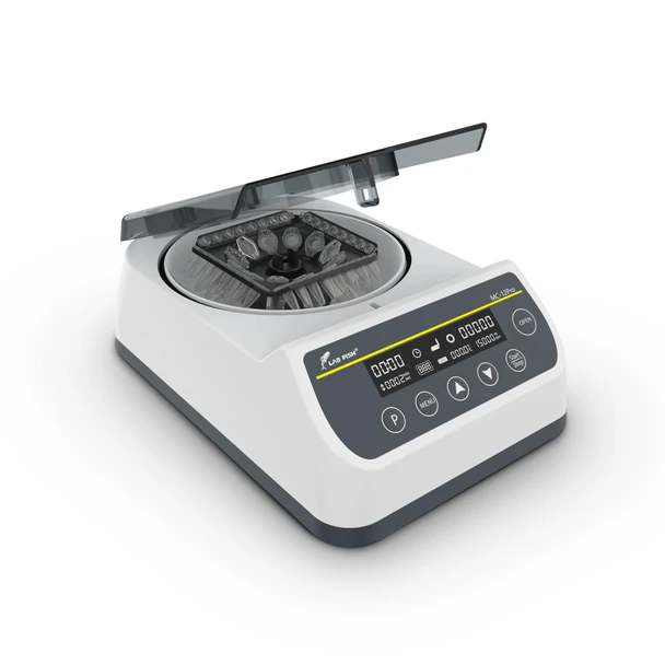High Speed Centrifuge Digital 1000-12000 RPM,Max 9660 xg RCF,Lab Benchtop Microcentrifuge 0.2ml/0.5ml/1.5ml/2ml Tubes for Lab