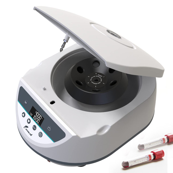 Digital Lab Centrifuge Machine 2/5/10/15ml x 6 Capacity Low Speed 500-5000r/min,Max 3074xg RCF