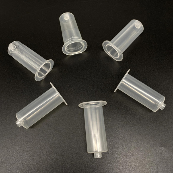 Needle Holder Transparent Connector (Lancet Not Included)  Disposable Protective Training Tool for Nurses & Medical Students (100-Pack)