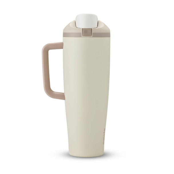 Owala FreeSip Tumbler - Stainless Steel - 40-oz. - Tan (Lightly Toasted)
