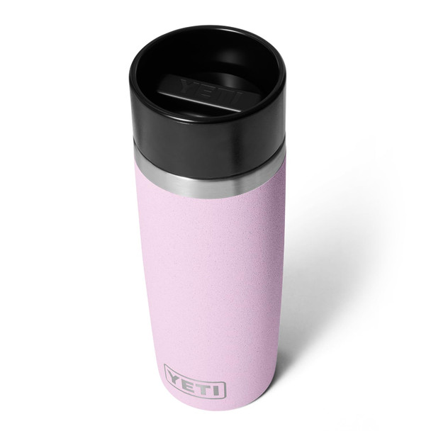 YETI Rambler 16 oz Travel Bottle, Stainless Steel, Vacuum Insulated with Leakproof Commuter Cap, Cherry Blossom