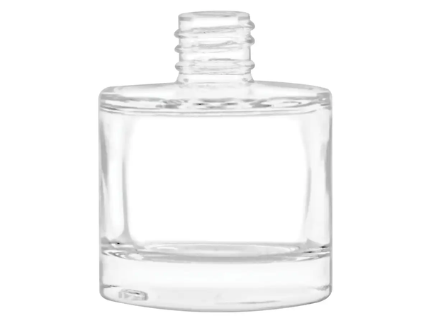 40 mL, 18/415 Finish, Flint, Bottles, Glass, Cosmetic Style Cylinder Round